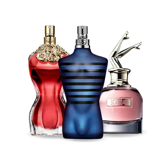 Combo promozionale di 3 profumi LA BELLE, ULTRA MALE y Gaultier SCANDAL 100ml
